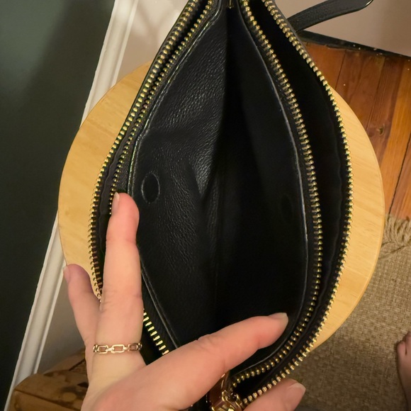 Black Leather Coach Crossbody - Picture 7 of 10